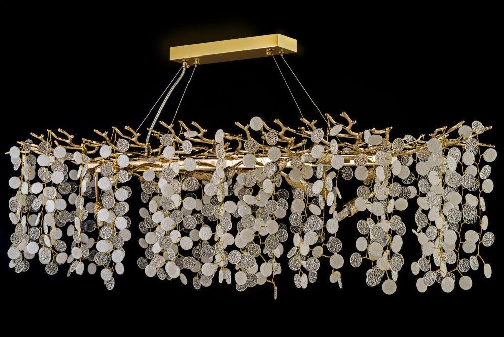 Люстра подвесная ** см, 14*G9*40W, Dio D`arte Tavenna Gold Tavenna H 1.5.120x40.103 G, золотой