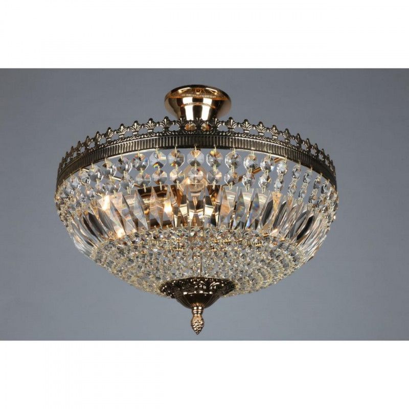 Люстра 37*35 см, 4*E27, 40W, Omnilux Omnilux 766 OML-76607-04, золотой