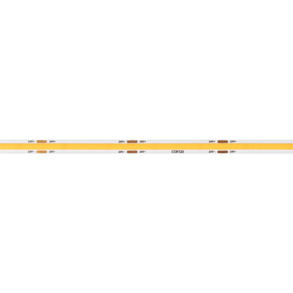 Лента COB-X320-8mm 24V Warm3500(8 W/m, IP20, CSP, 5m), Arlight 044584. Цена указана за 5 метров. Продается кратно 5 метрам.