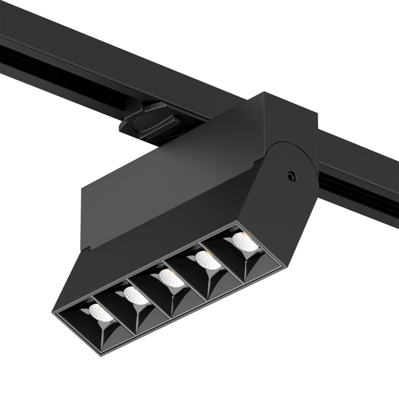 Светильник на шине 13,6*3,5*11,6 см, LED * 10W, 4000K, Denkirs Edder DK6446-BK, черный