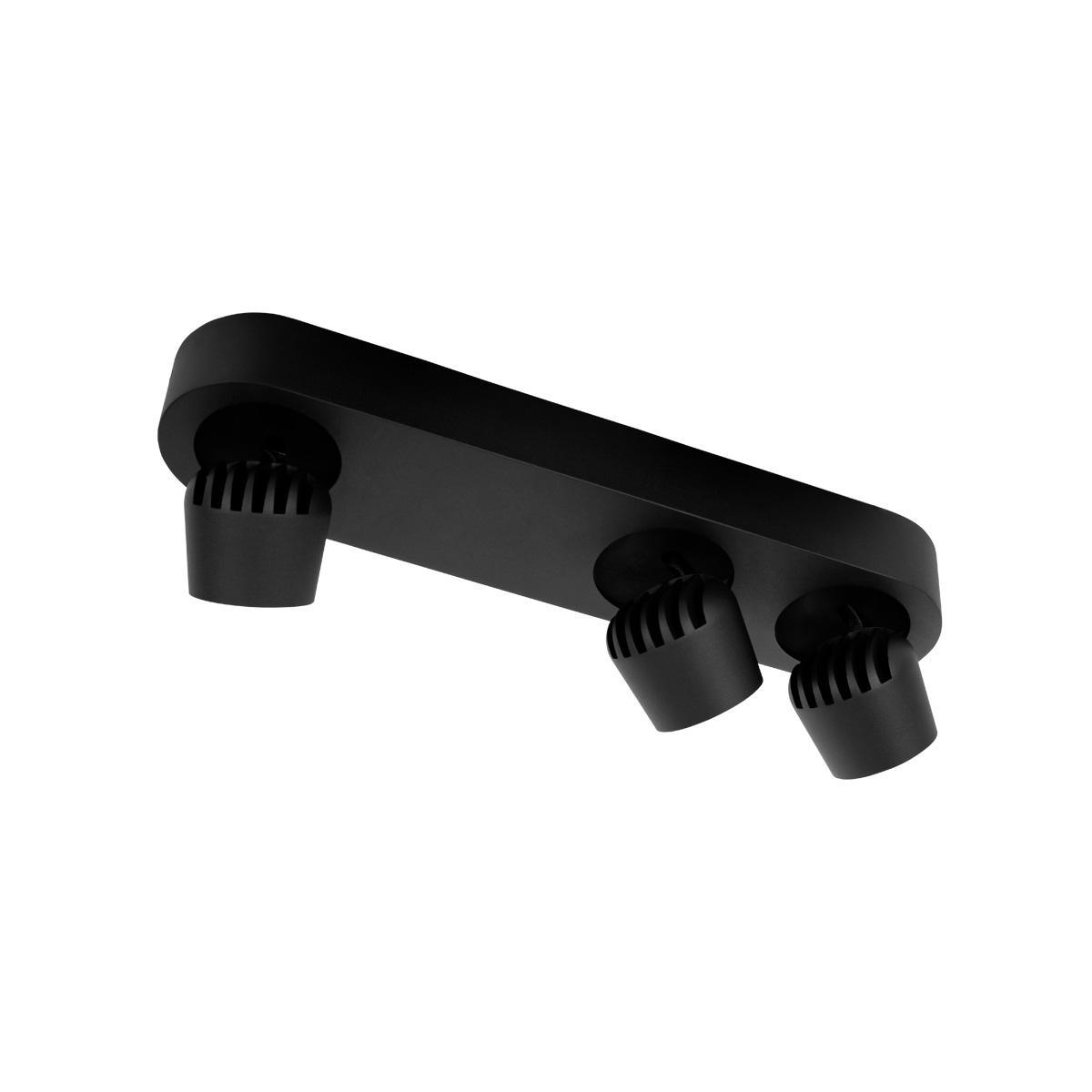 Накладной светильник 32,5*7,5*9 см, 3*LED*7W 4000K LOFT IT Quiet 10320/3 Black черный