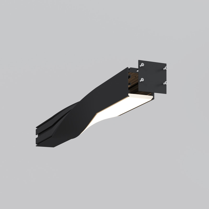 Радиусный профиль 40 см, Maytoni Led strip ALM-3535R-B-TL-90°-0.4M, черный