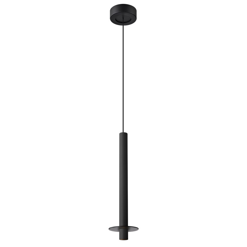 Подвесной светильник 12*150 см, LED, 6W, 4000К, Favourite Ingrid 4402-1P черный