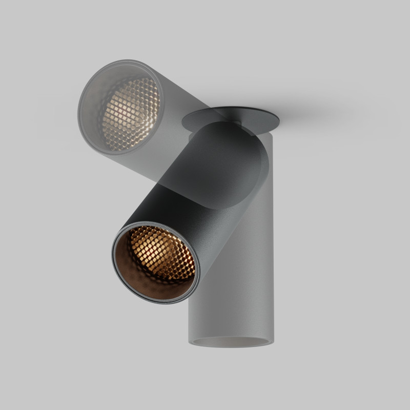 Спот 5,2*5,2*15,8 см,  LED, 12W, 3000К, Maytoni Technical FOCUS LED C053CL-L12W2.7K-W-B черный