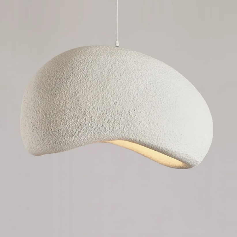 Светильник DZN-6112 БЕЛЫЙ D500*400/H1200/1/E27/60W белый шнур STONE 24-03