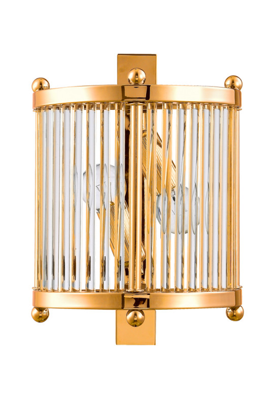 Бра 20*14 см, Crystal Lux TADEO AP2 GOLD/TRANSPARENTE Золото