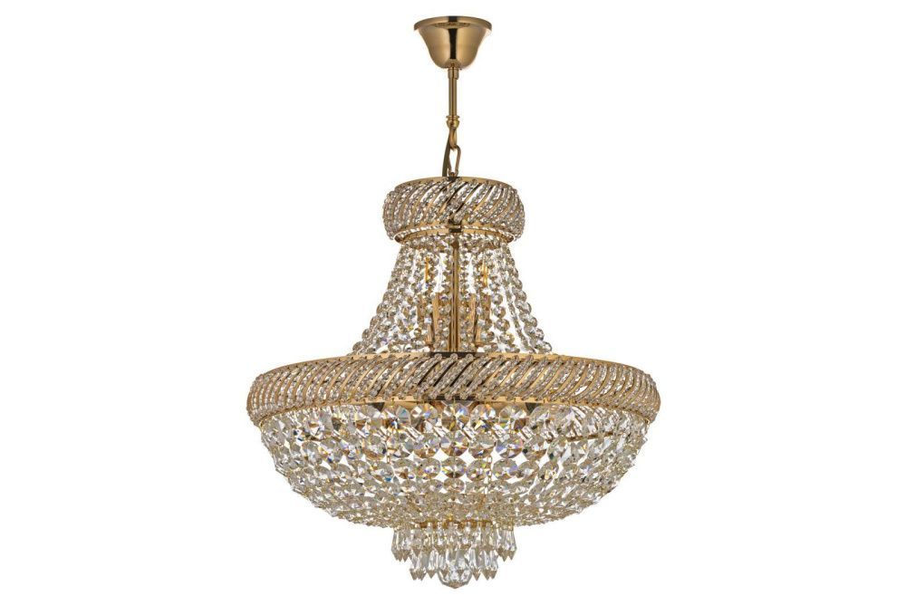 Люстра подвесная *45*55 см, 5*E27*60W, Arti Lampadari Palermo Palermo E 1.5.45.600 G, Золото