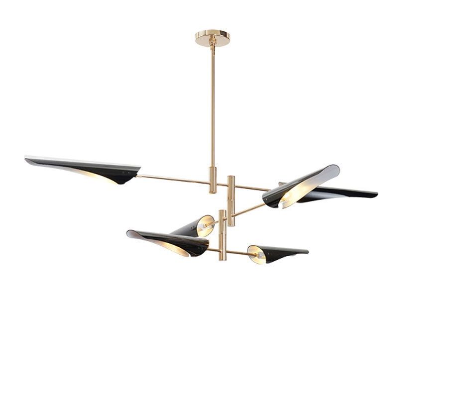 Люстра на штанге Inodesign Beam Black 54.426