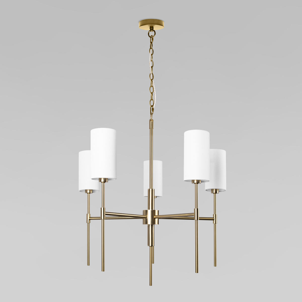 Подвесной светильник 60,5*72/222 см, 5*E14 LOFT IT Comfy 10307 Brass латунь