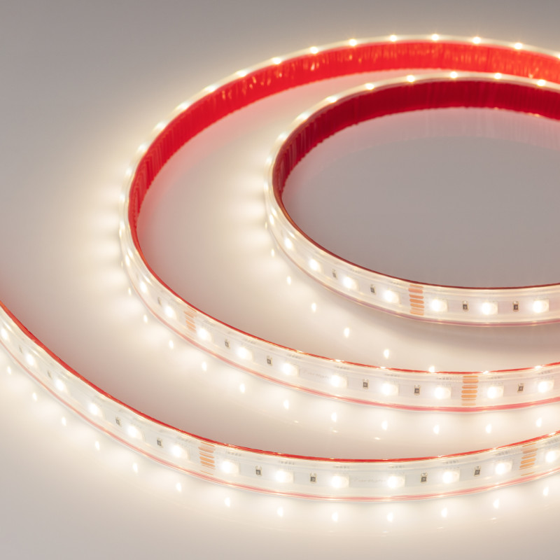 Лента RTW-PS-B60-14mm 24V RGBW-Warm-4-in-1 (19.2 W/m, IP67, 5060, 5m), Arlight 034188. Цена указана за 5 метров. Продается кратно 5 метрам.