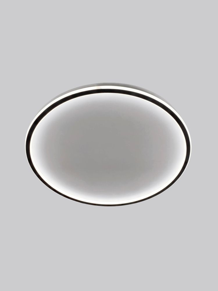 Светильник потолочный SAPFIR SPF-9369 BLACK/ЧЕРНЫЙ D600/H45/2/LED/2*68W 2.4G BLACKLINE 22-12 (1)
