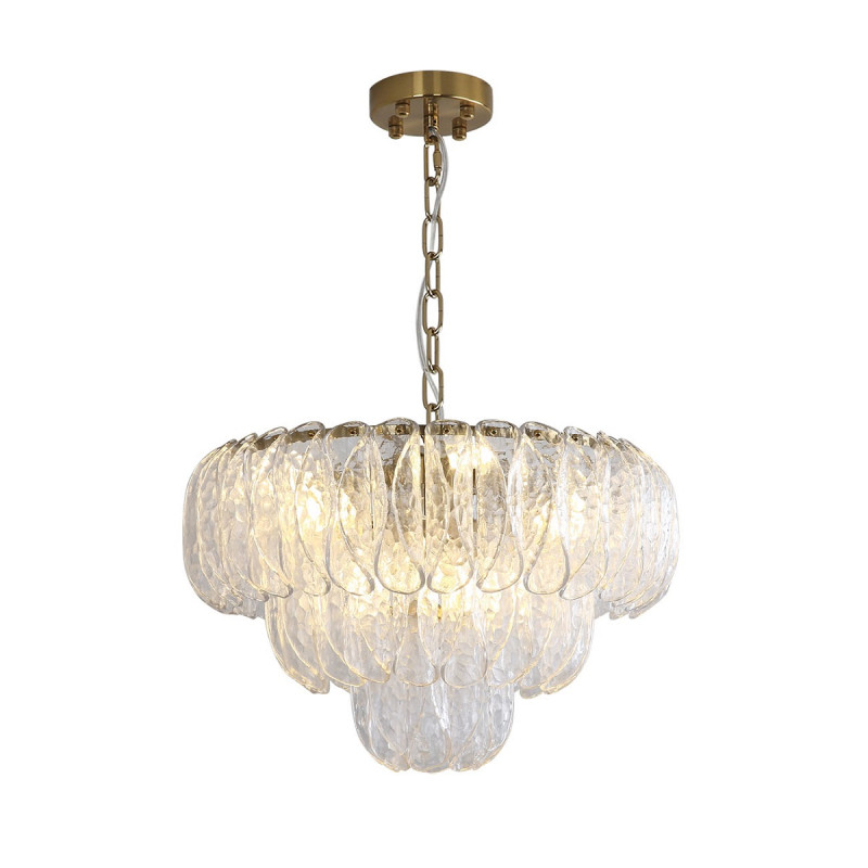 Каскадная люстра *60*98 см, 11*E14*40W, Indigo Dalia V000374, бронзовый, 12034/11P Brass