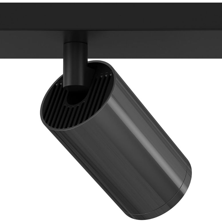 Светильник потолочный FOCUS S C051CL-02BGF, черный-серый