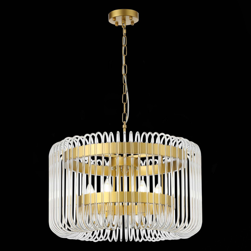 Люстра подвесная 60 см, 240W, ST LUCE GROSSETO SL1228.203.06 Золотистый