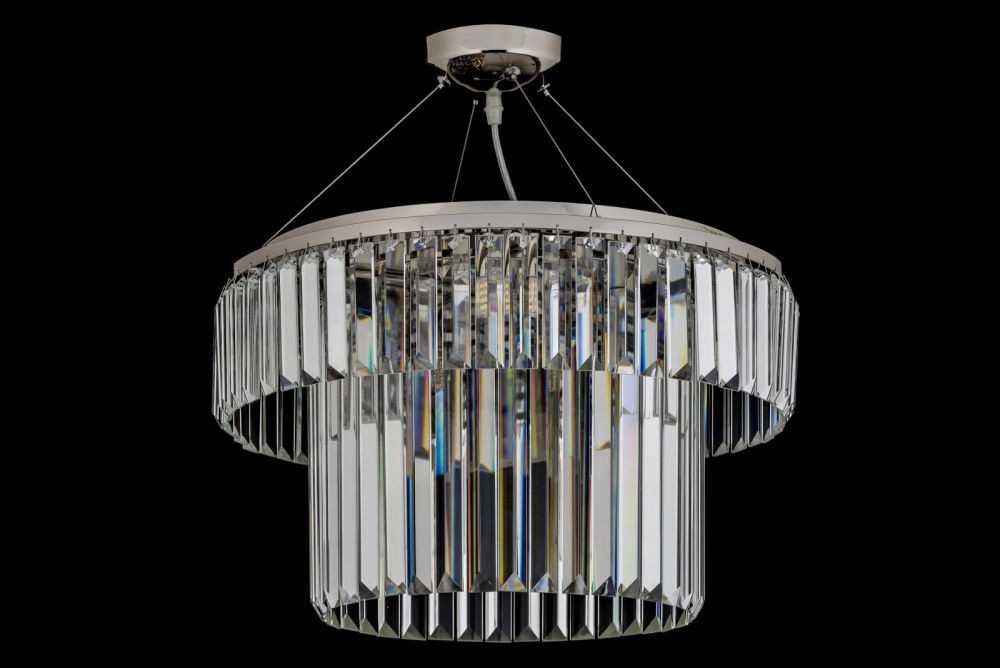 Люстра подвесная *50*26 см, 8*G9*40W, Arti Lampadari Enio Enio E 1.5.D50.100 NP, Никель