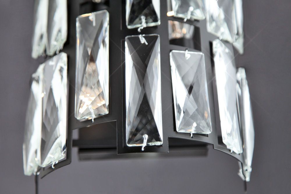 Бра 19*11,5*24 см, 2*E14*60W, Bogate's Frammenti 352/2, черный, a055310