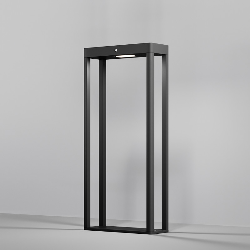 Садово-парковый светильник 8,6*23*50 см, LED, 2W, 3000К, Maytoni PIR OSL456FL-L2GF3K серый
