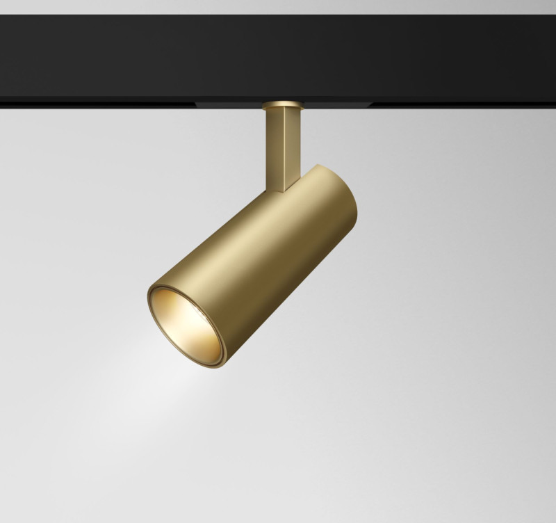 Светодиодный светильник 18W, 3000K, Maytoni Track lamps TR019-2-15W3K-MG, матовое золото