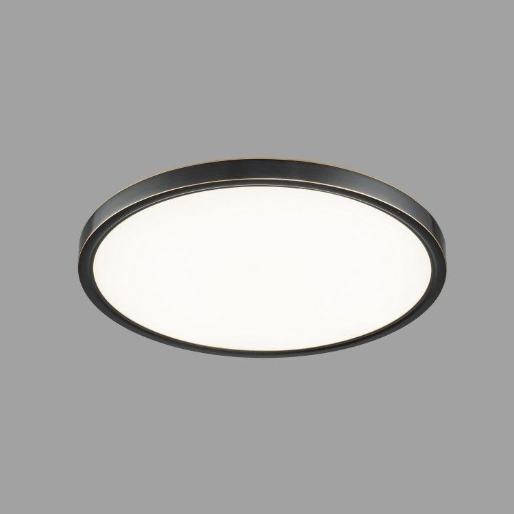 Светильник 40-2,5 см, 1*LED*36W, 3000K, Belfast Glenmore 8088-4H BL, Черный