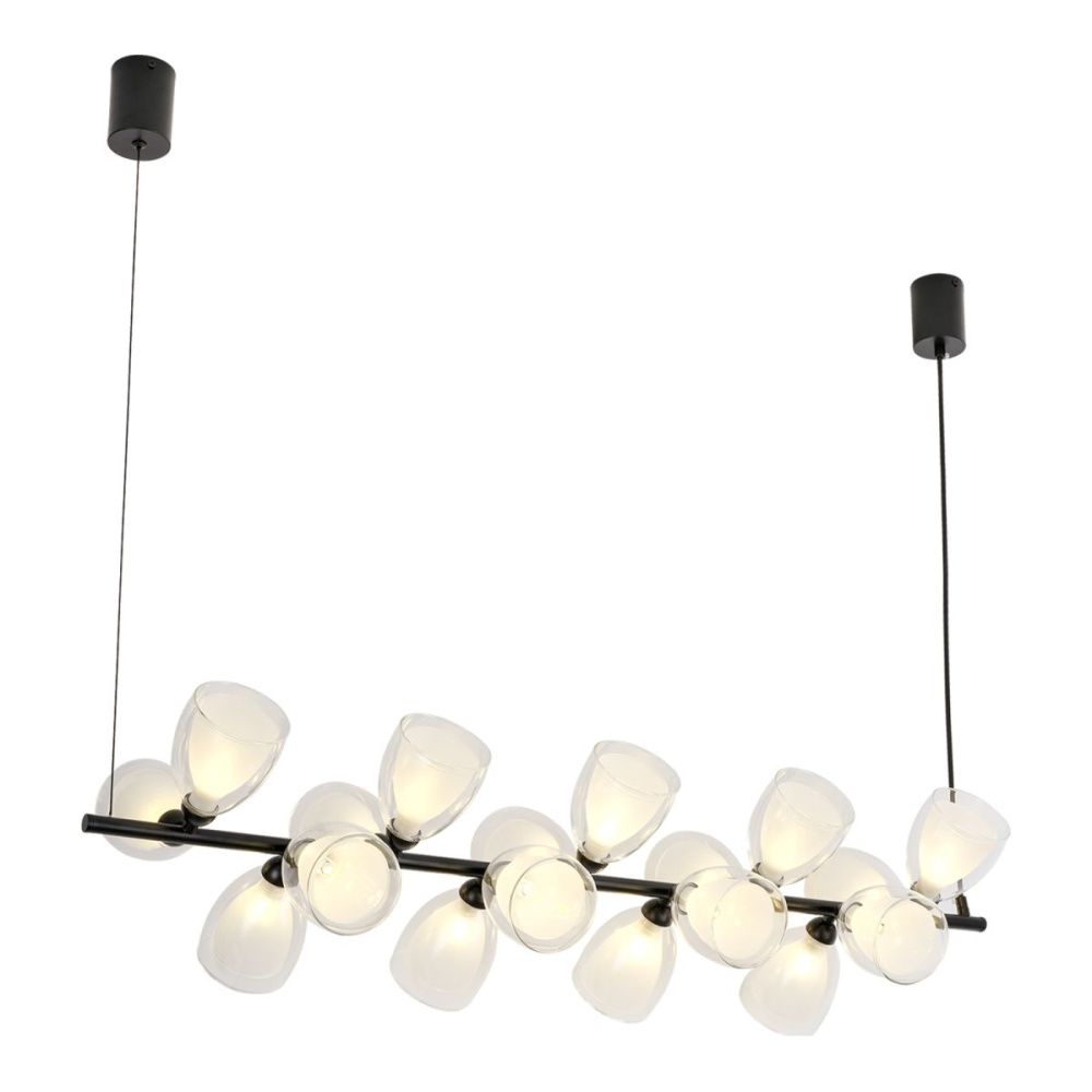 Подвесная люстра 100 см, Lussole Inglewood LSP-6064, черный