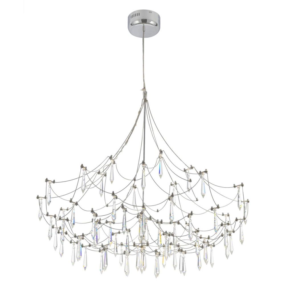 Светильник 83 см, 36W, 3000-5500K, Citilux ASTER CL208020, хром