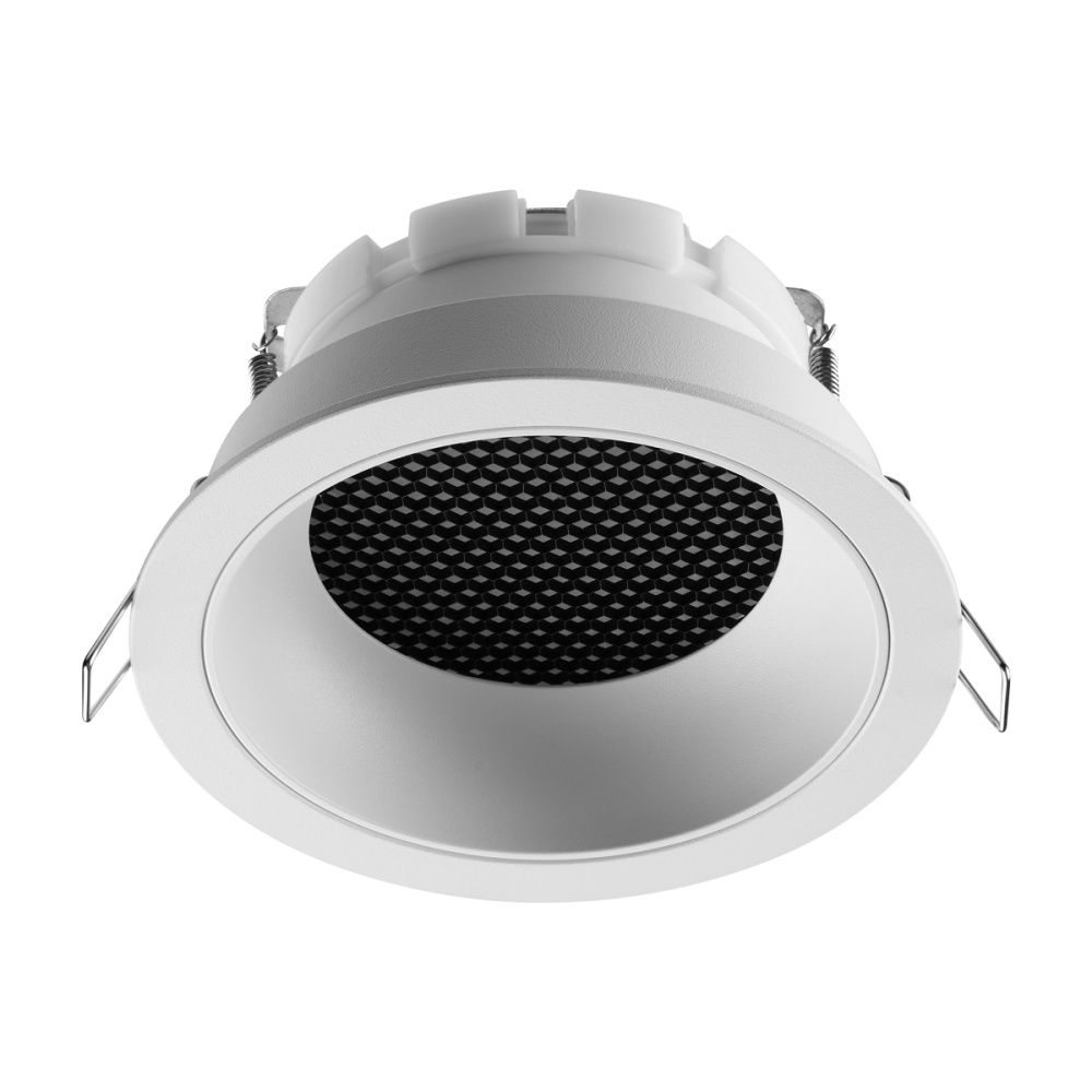 Светильник встраиваемый 11,5 см, вр 10,5 см, GX53 Novotech 371003 IP20 12W GEMINI, белый