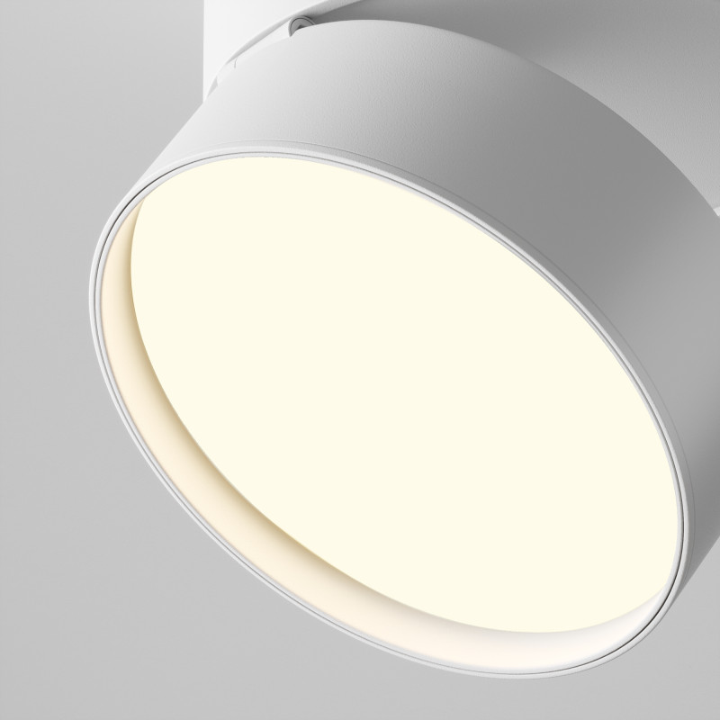 Накладной светильник 12*12*8,2 см, LED, 18W, 3000К, Maytoni Technical ONDA C024CL-18W3K-W-1 белый