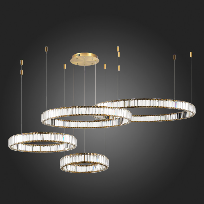 Люстра подвесная 180*140 см, 190W 4000K ST LUCE TIVOLI SL1622.303.04 Латунь