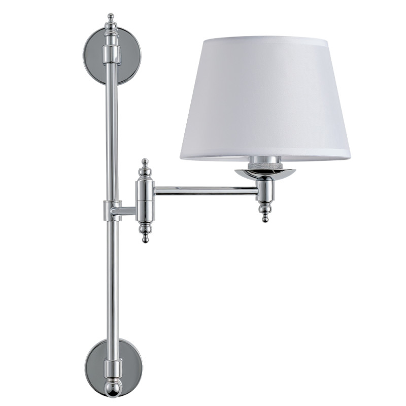 Неоклассика  Crystal lux POESIA AP1 CHROME, Текстиль+пластик