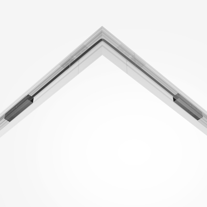 Подвод питания 68,5*1,6*1,8 см, Maytoni Technical Accessories for tracks Exility TRA034CPC-42B-50 черный