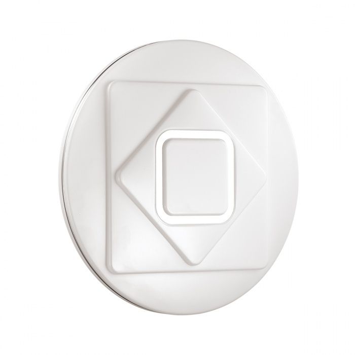 Настенно-потолочный светильник Sonex Cova 3037/EL, 2x72WxLED, 4200K, диаметр 48 см, белый