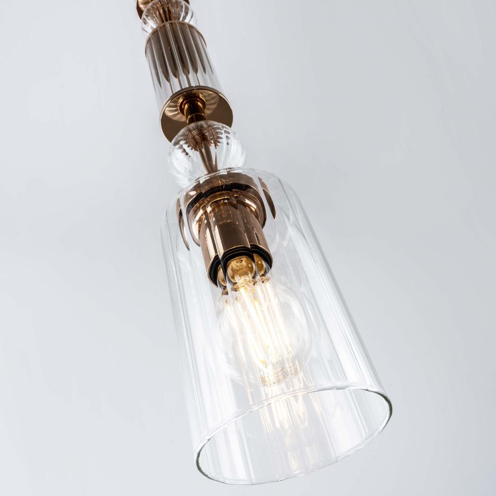 Подвесной светильник 10*72/169 см, 1*Е27 MODEMODERN MD.2008.1 золото