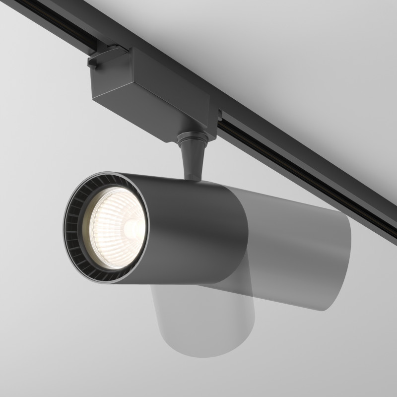 Светильник 9 см, 15W, 3000K, Maytoni Technical TR003-1-15W3K-W-B, черный