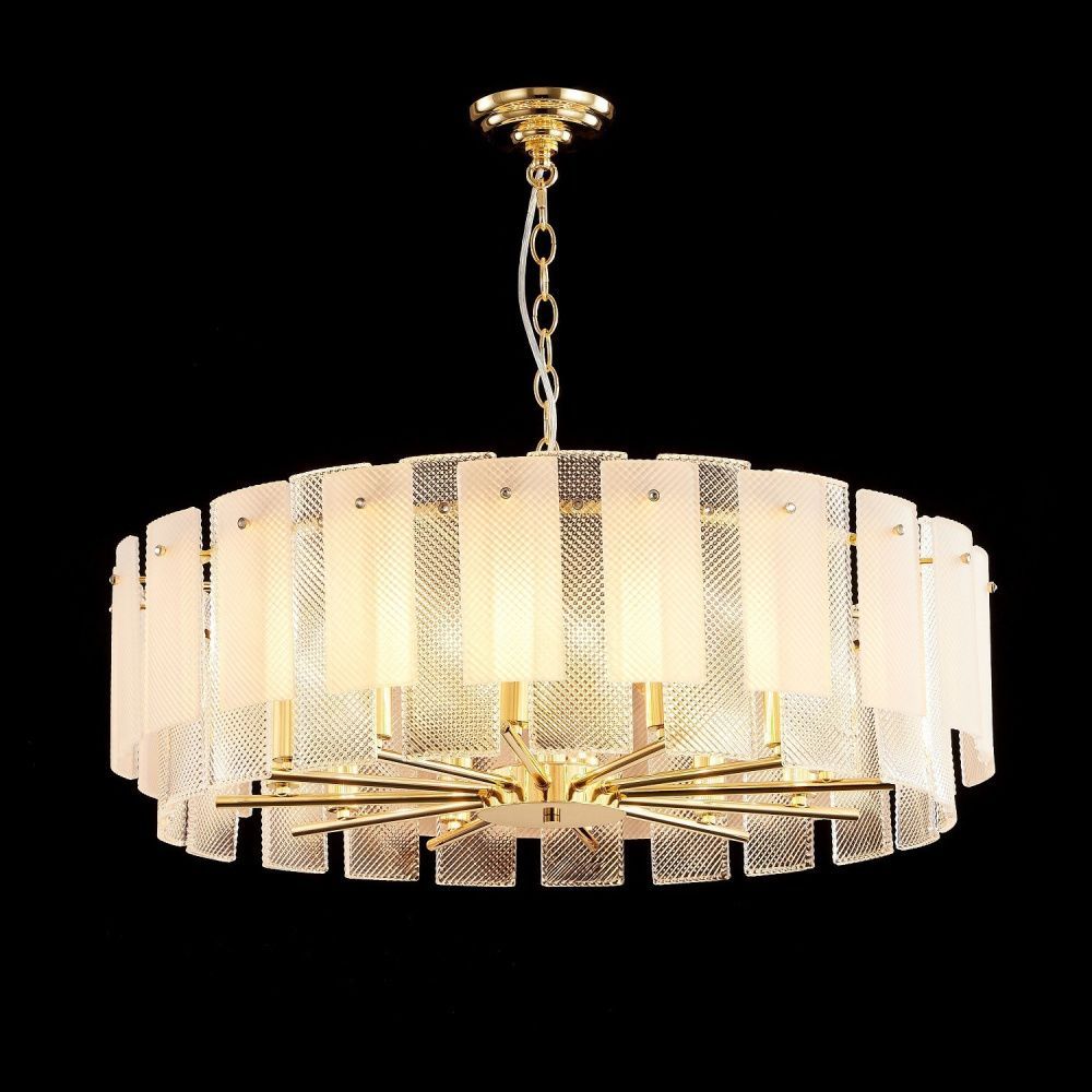 Люстра 80*80*84 см, 12*E14 Gerhort G22041/12GD+CL+WT, Золото