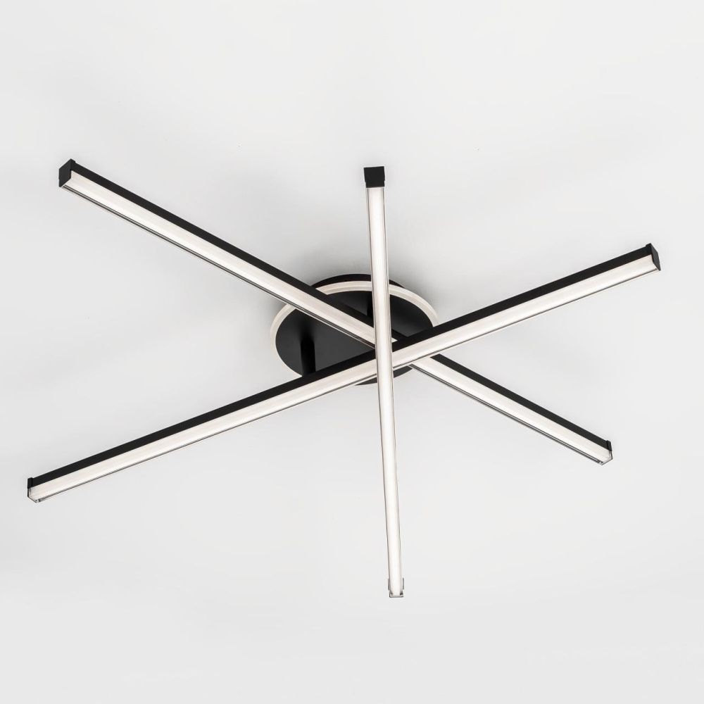 Накладная люстра 90*14 см, 75W, 3000-6000K, Citilux Trent   CL203631 черный