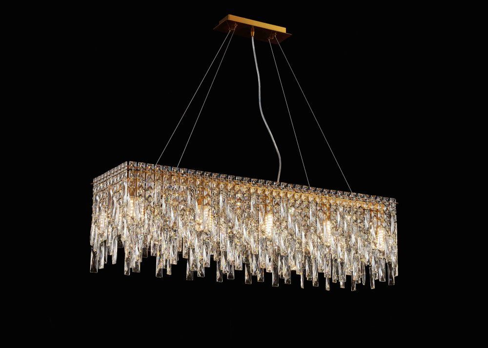 Люстра L1000 x W280 x H270, мм, 10*40W (400W), GOLD BRONZE(Золото+Бронза) NewRgy F52-L1000*W280*H270(1200) GOLD BRONZE