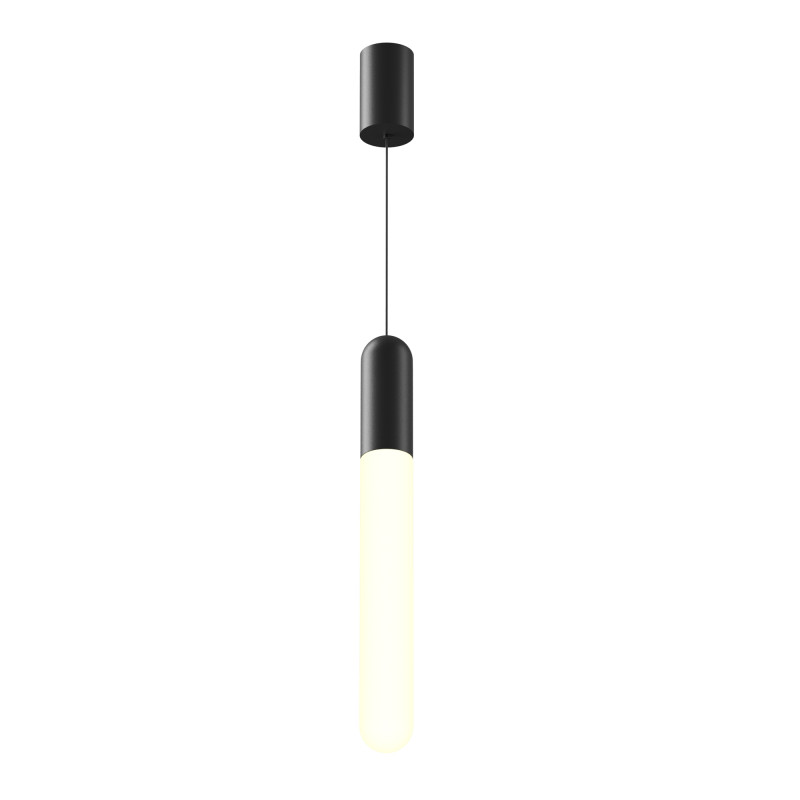 Подвесной светильник 6*6*50 см, LED, 12W, 3000К, Maytoni Technical Mist P101PL-L500-12W3K-B черный