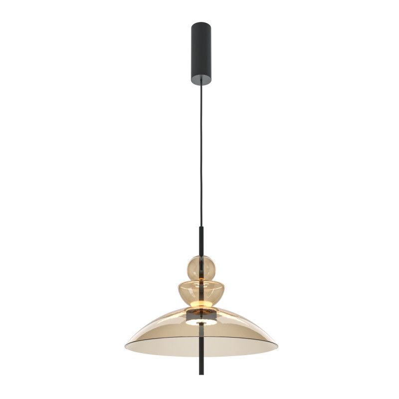 Подвесной светильник 40*40*358 см, LED*12W, 3000K, Maytoni Bangkok MOD185PL-L12CG3K3, черный