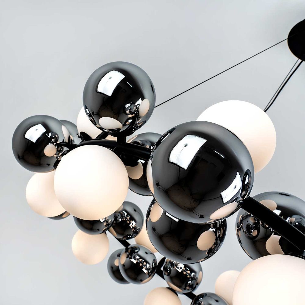 Подвесной светильник 80*150 см, 14*G9 MODESTYLE MS.8055.14 BK черный