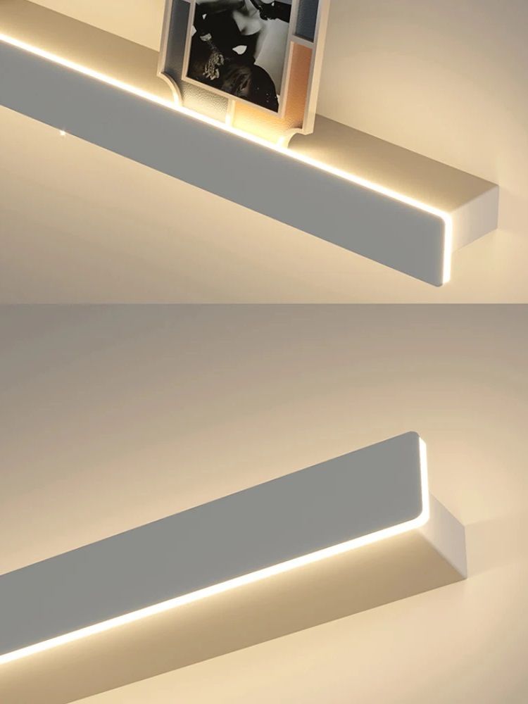 Светильник - декоративная полочка DZN-13322 БЕЛЫЙ  D400/H100/1/LED/8W/4000K с выключателем