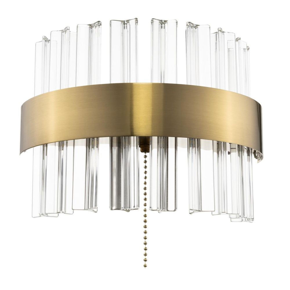  Бра хрустальное с выключателем Бронза CL337313 