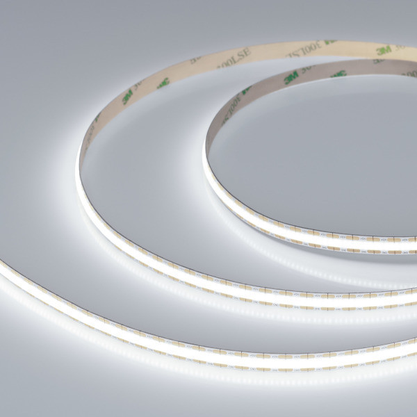 Лента COB-X528-8mm 12V White6000 (11 W/m, IP20, CSP, 5m), Arlight 041792. Цена указана за 5 метров. Продается кратно 5 метрам.