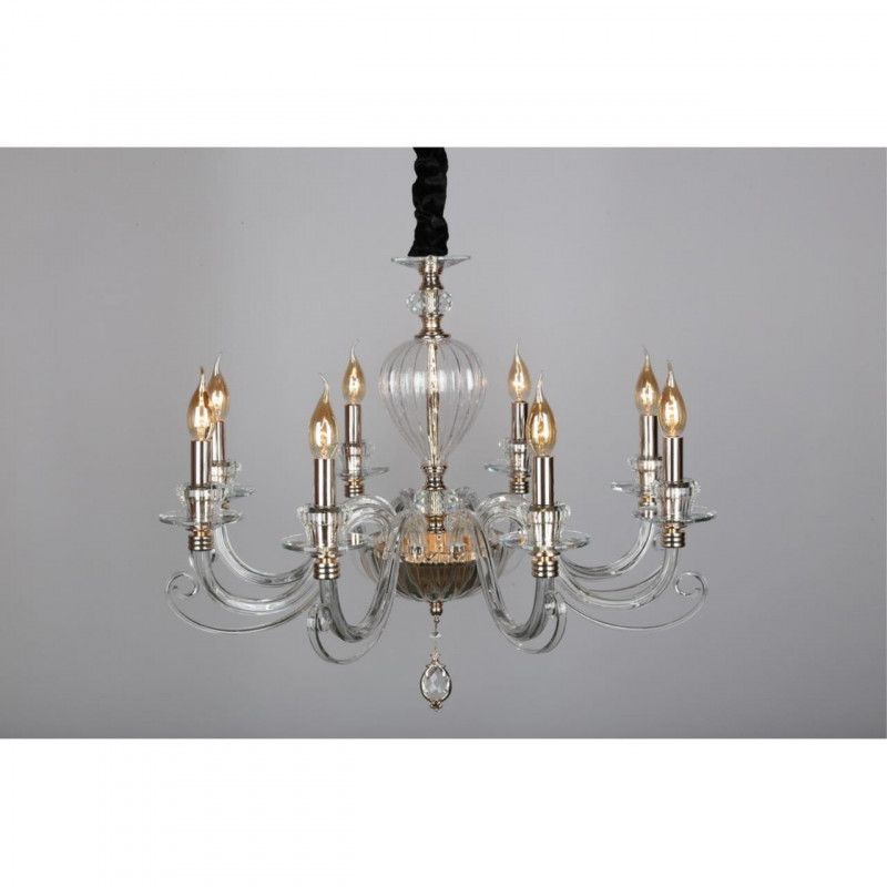 Подвесная люстра 70*80-145 см, 8*E14, 40W, Aployt Daniele APL.701.03.08, золотой