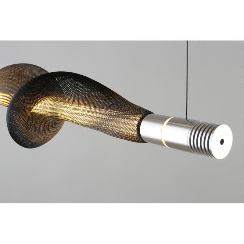 Подвесной светильник 100*20*60-200 см, 1*LED, 12W, 3000K, Aployt Adilin APL.647.16.12, хром