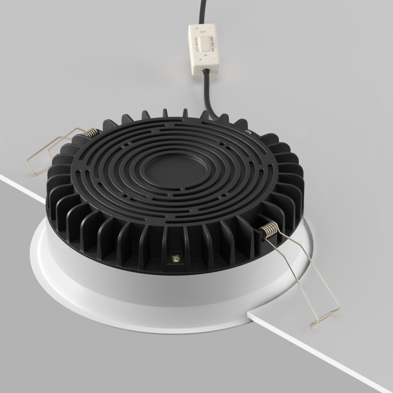 Светильник 16 см, 18W, 3000-6000K, Technical DL055-18W3-4-6K-W, белый