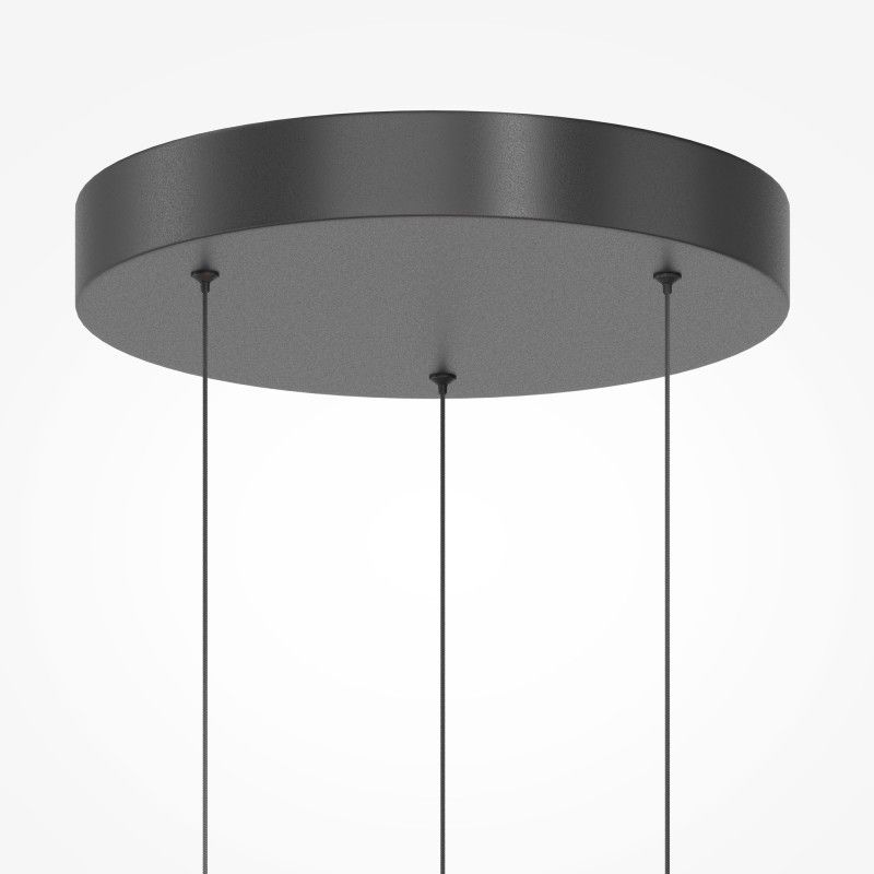 Каскадная люстра 38*38*323 см, LED*15W, 3000K, Maytoni Misterio MOD379PL-L17B3K, черный