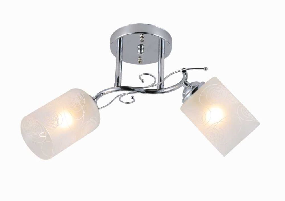Люстра L460 x W190 x H220, мм, 2*40W (80W), CHROME (Хром) Rilon 73297/2B CHROME
