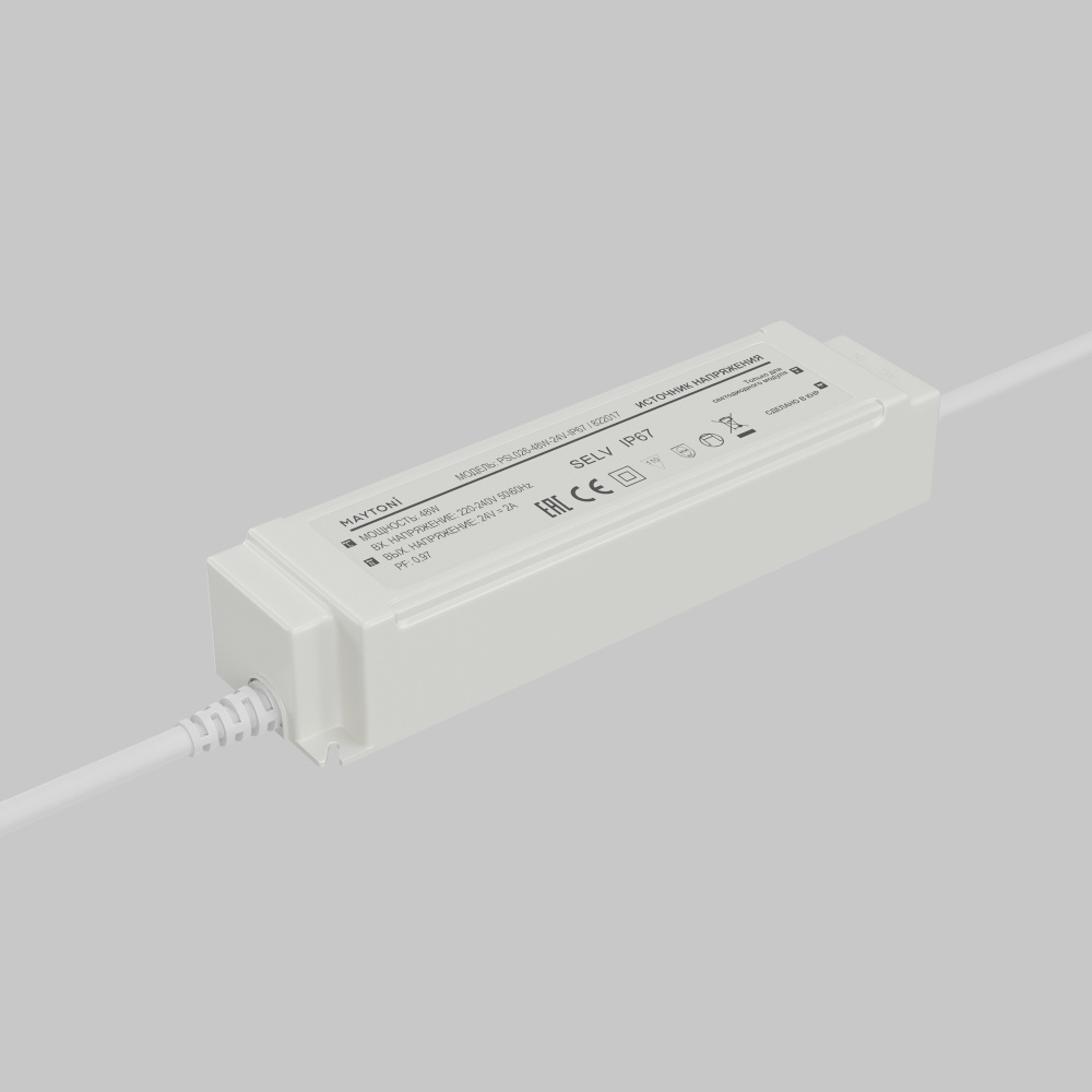Источник напряжения PSL026 24V 48Vт IP67 822017 Maytoni Led Strip