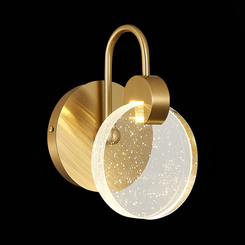 Бра 12 см, 4W 3000K ST LUCE Montecelio SL6104.201.01 Золотистый