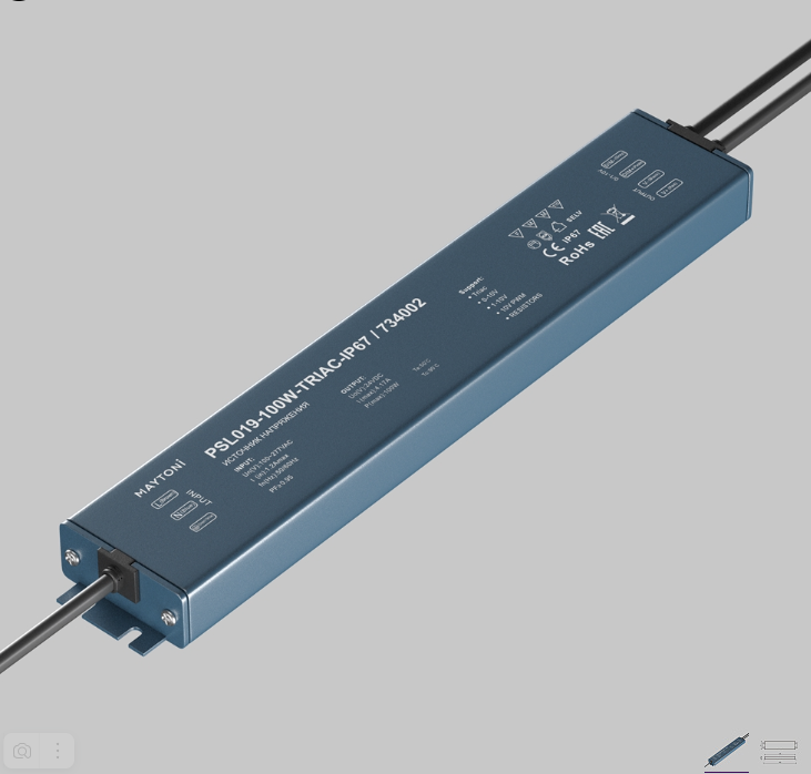 Источники напряжения Triac Источник напряжения Triac 24В 100Вт IP 67